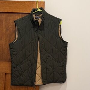J. Crew Olive Quilted Vest